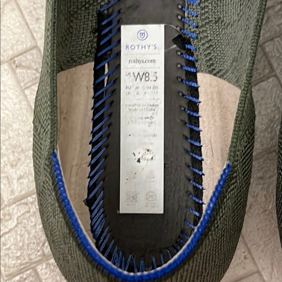 Rothy's Women's Green Knit Loafers - Picture 2 of 4